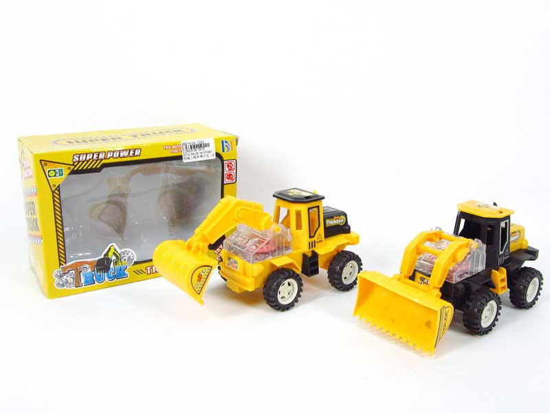 Pull Line Construction Car W/L(2S2C) toys