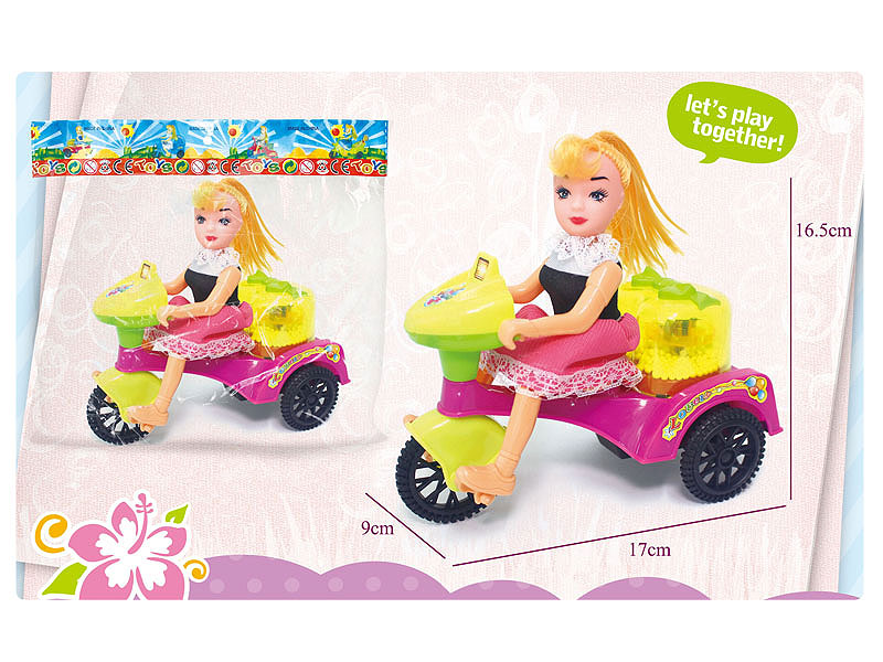 Pull Line Tricycle W/L toys