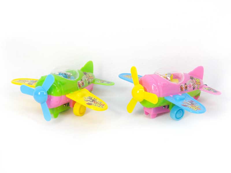 Pull Line Plane W/L(2in1) toys