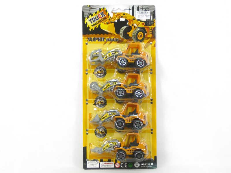 Pull Line Construction Truck(4in1) toys