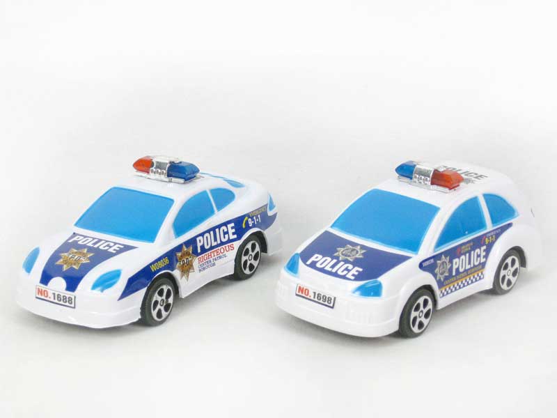 Pull Line Police Car W/Bell(2S2C) toys