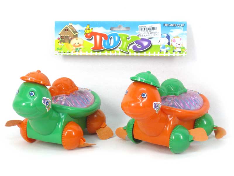 Pull Line Tortoise W/L(2C) toys