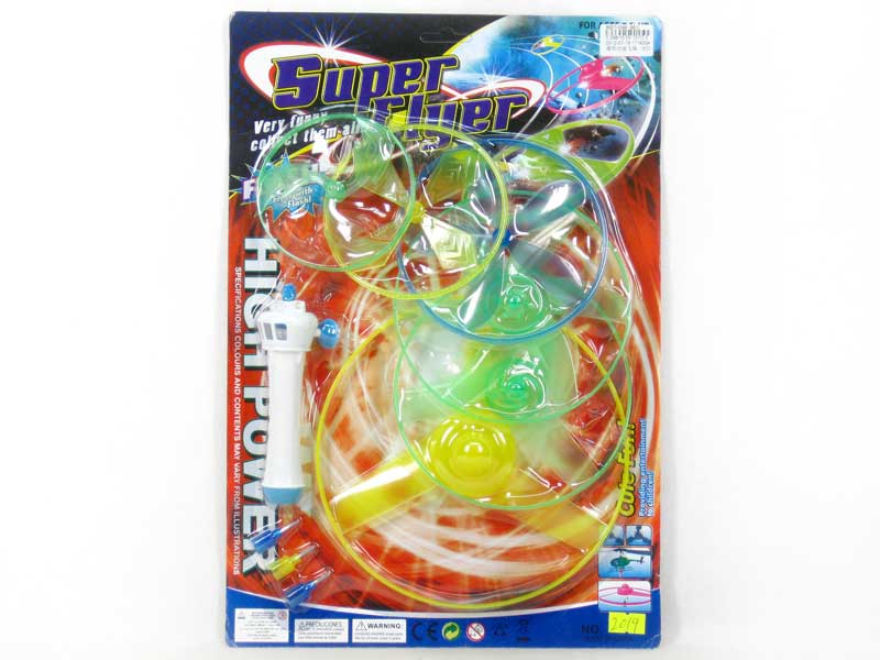 Pull Line Flying Saucer(6in1) toys