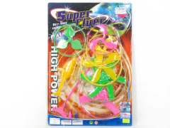 Pull Line Flying Saucer W/L(6in1)
