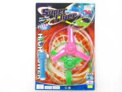 Pull Line Flying Saucer W/L(2in1)