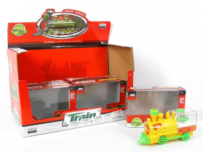 Pull Line Train W/L_Snow(12in1) toys