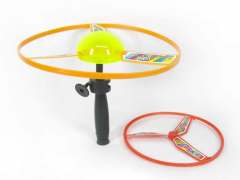 Pull Line Flying Saucer W/L(2C)