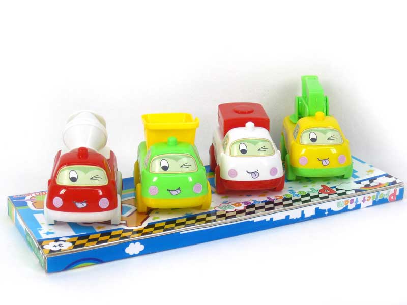 Pull Line Construction Truck(4in1) toys