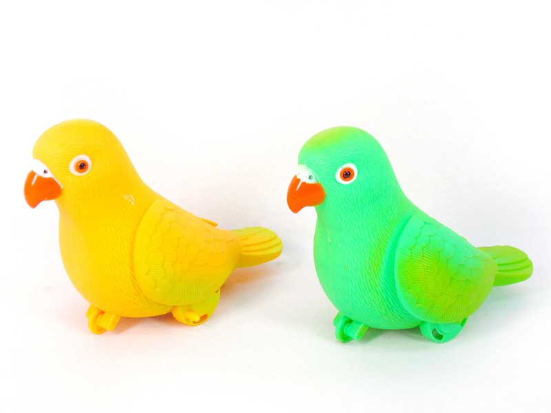 Pull Line Parrot W/Bell(2C) toys