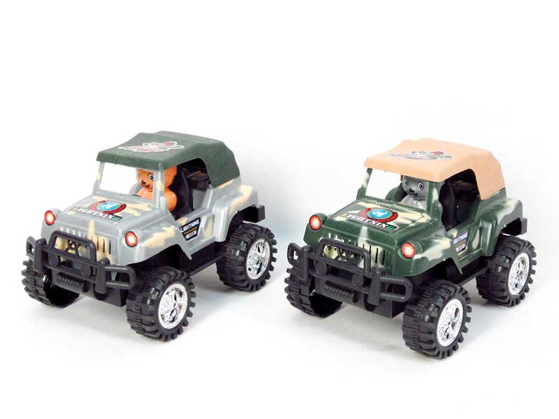 Pull Line Jeep W/Bell(2C) toys