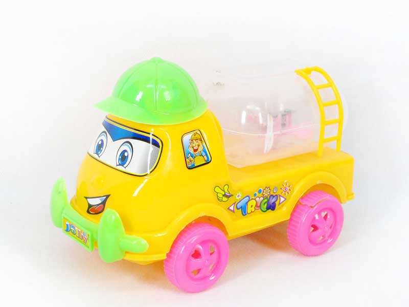 Pull Line Construction Truck W/L(3C) toys