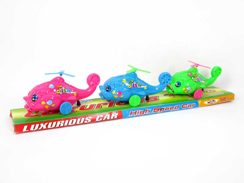 Pull Line Fish(3in1) toys