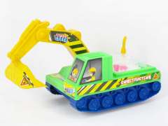 Pull Line Construction Truck W/Snowflake(3C)