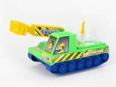 Pull Line Construction Truck W/Snowflake(3C)