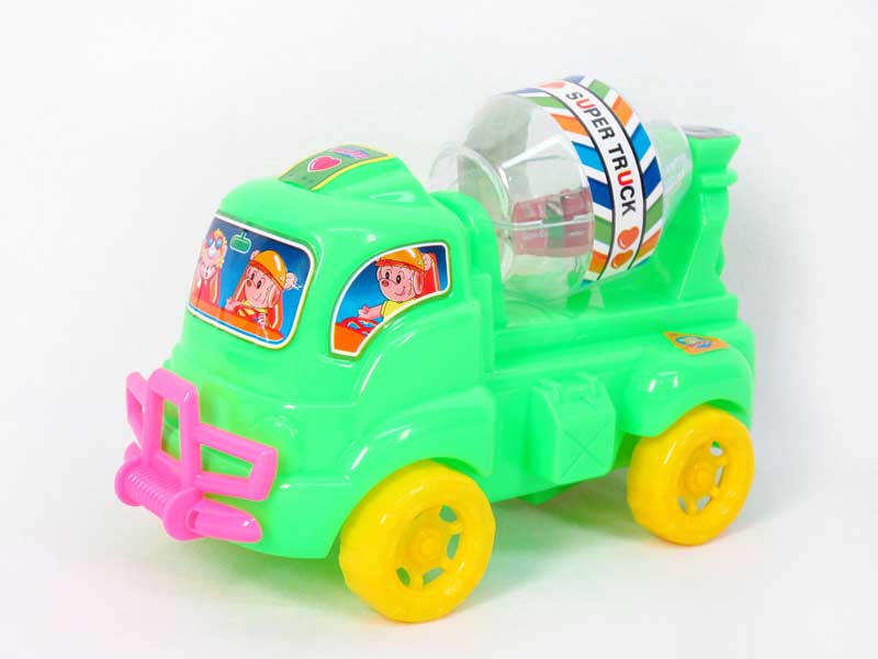 Pull Line Construction Truck W/L(3C) toys