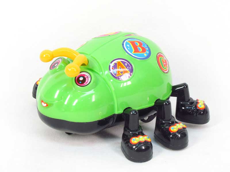 Pull Line Beetle W/Bell(3C) toys