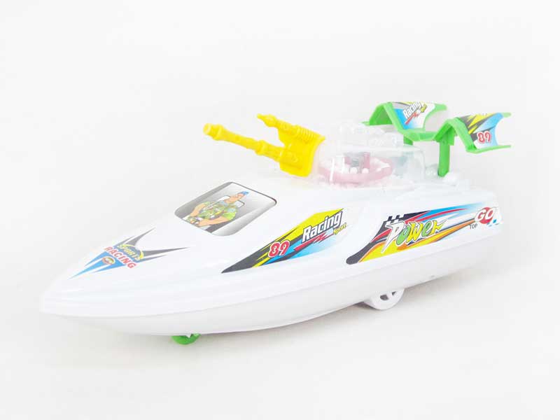 Pull Line Motor Boat W/L(3C) toys