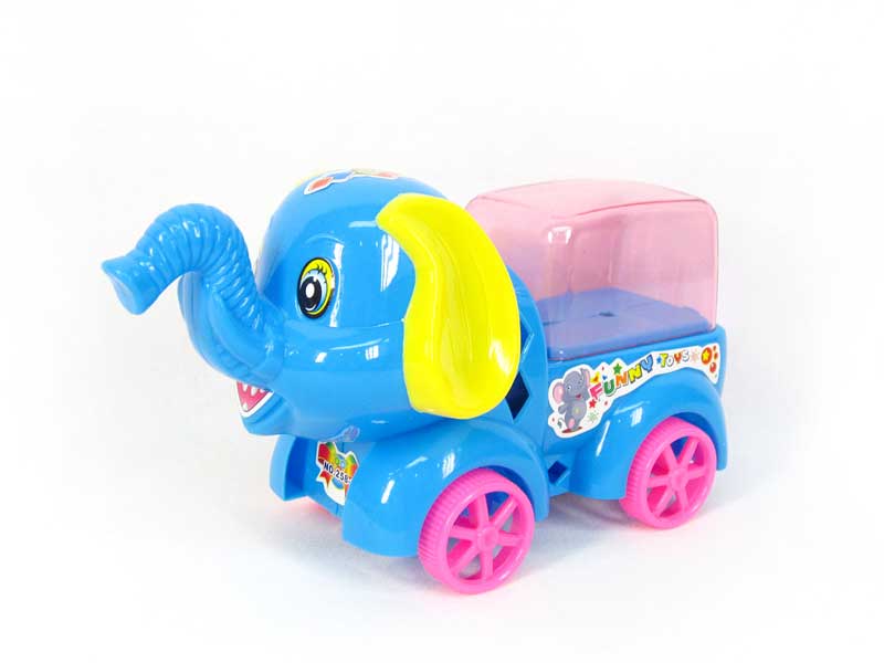 Pull Linel Elephant W/Bell(3C) toys