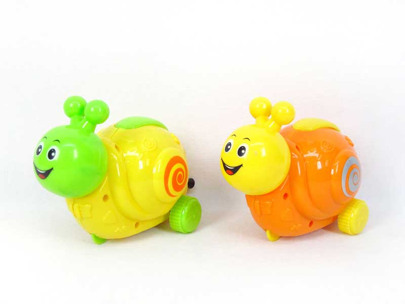 Pull Line Snail W/Bell(3C) toys