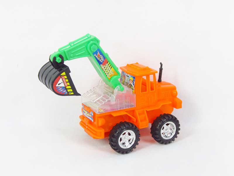 Pull Line Construction Truck W/L(4S) toys