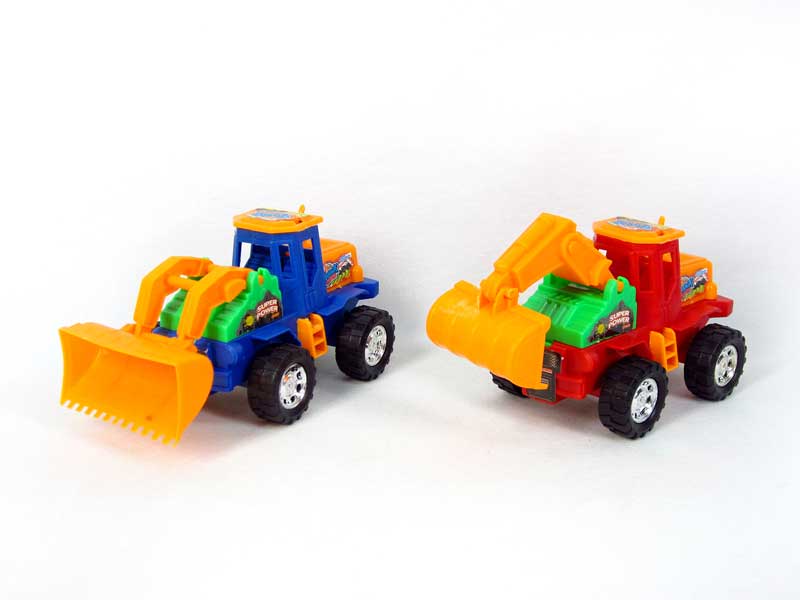 Pull Line Construction Truck(2S2C) toys