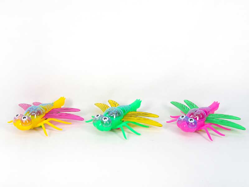 Pull Line Dragonfly W/L(3C) toys