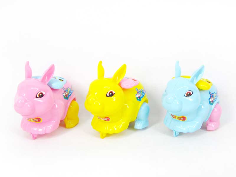 Pull Line Rabbit W/Bell(3C) toys