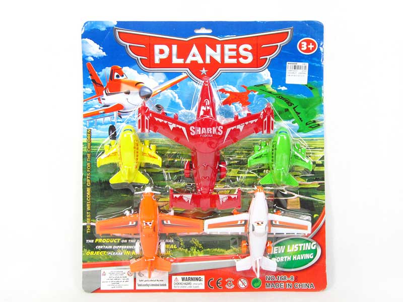 Pull Line Plane & Pull Back Plane(5in1) toys