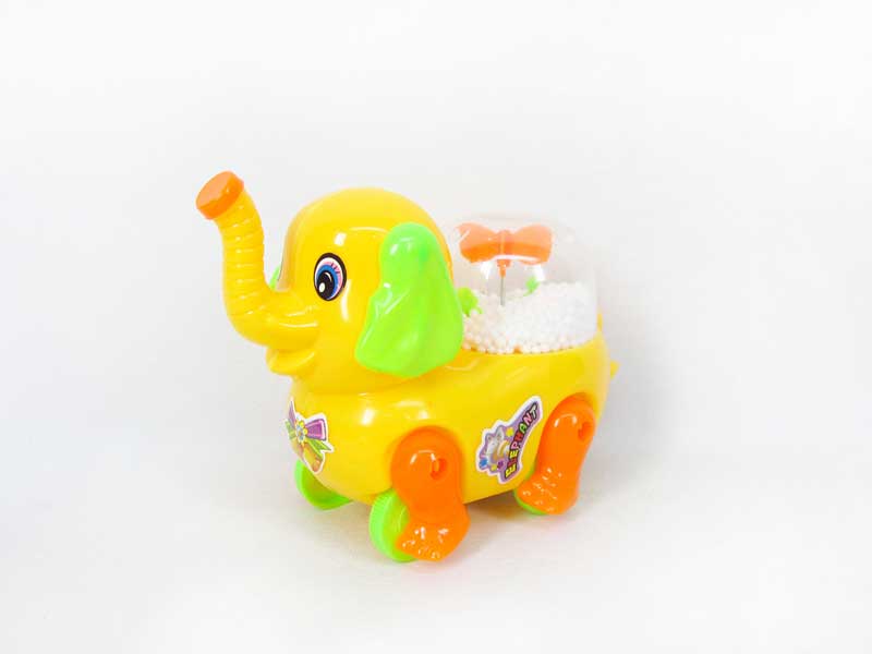 Pull Line Elephant W/Snow(3C) toys
