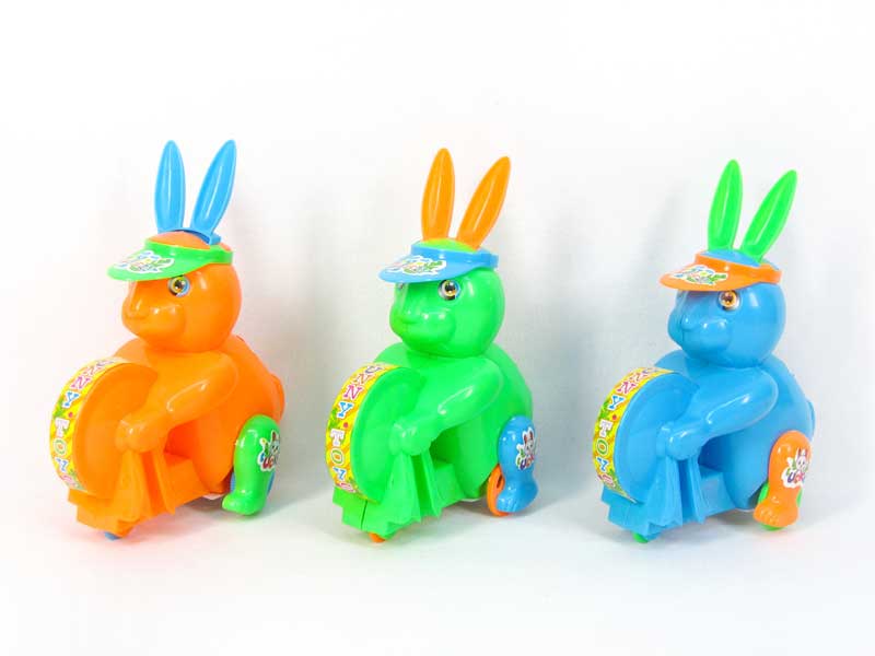 Pull Line Rabbit W/Bell(2C) toys