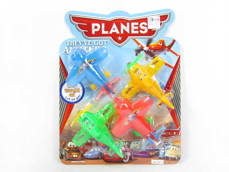 Pull Line Plane W/L(4in1) toys