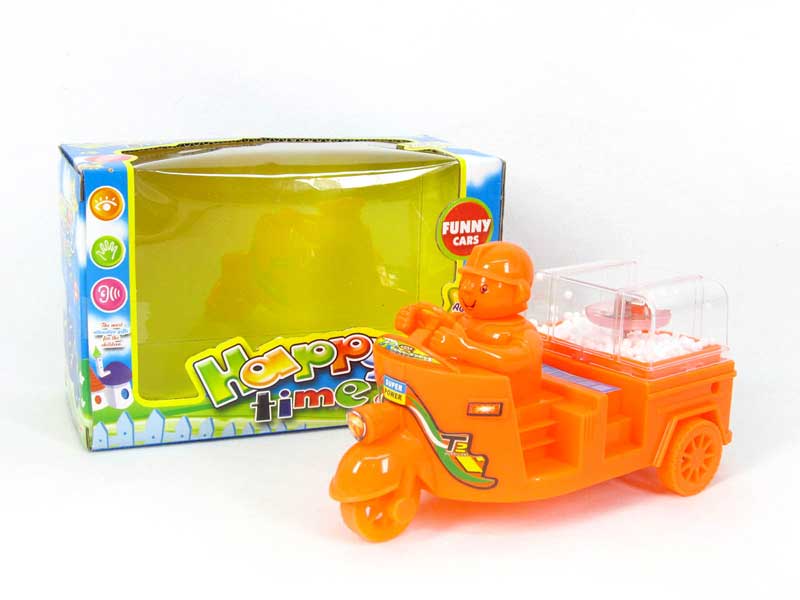 Pull Line Car W/L_Snow(3C) toys