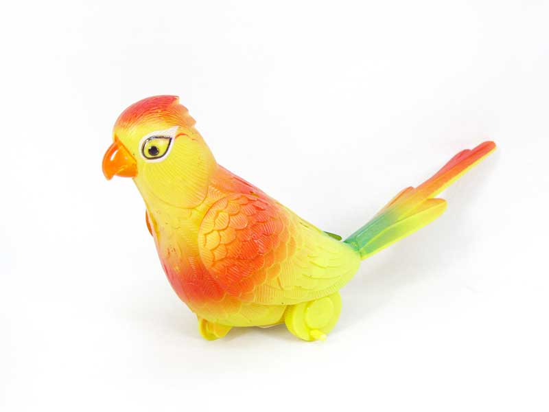 Pull Line Parrot W/Bell toys