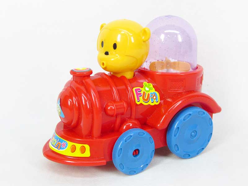 Pull Line Train W/Snowflake(2C) toys