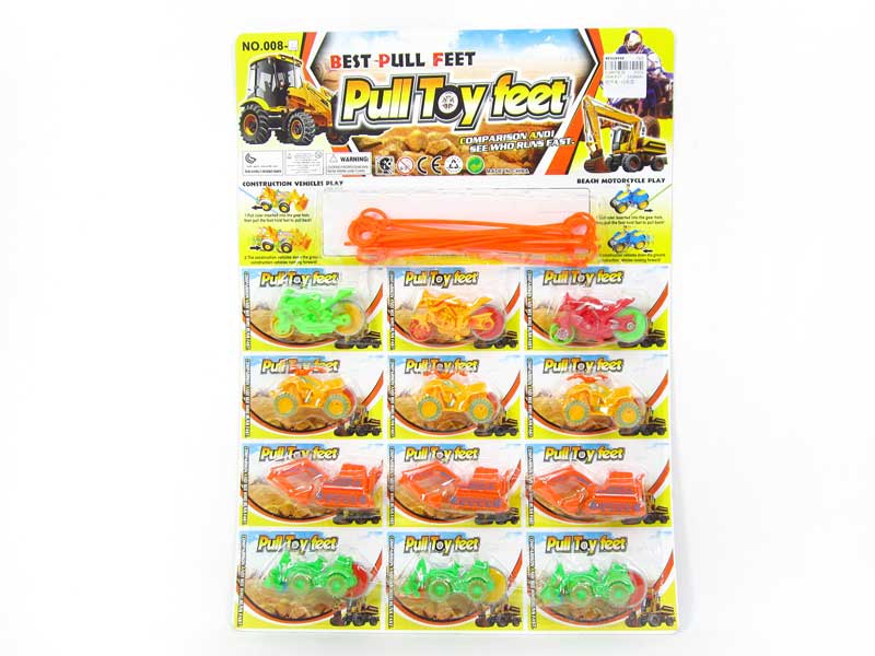 Pull Line Car(12in1) toys
