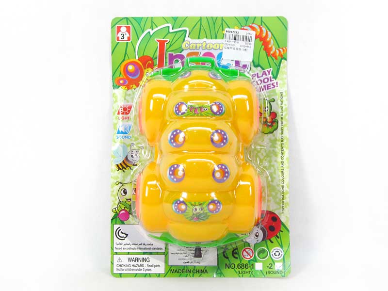 Pull Line Beetle W/Bell(3C) toys