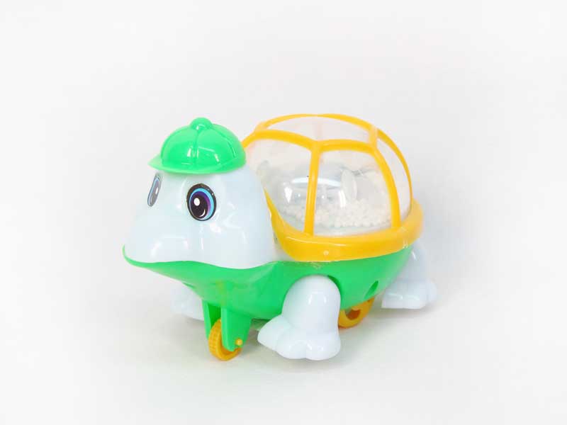 Pull Line Tortoise W/L_Snow(3C) toys