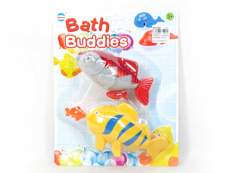 Pull Line Swimming Fish(2in1) toys