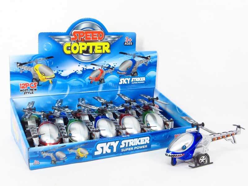 Pull Line Helicopter(12in1) toys