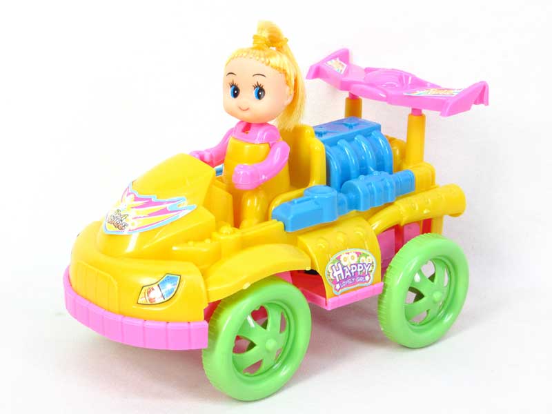 Pull Line Car W/L(4C) toys