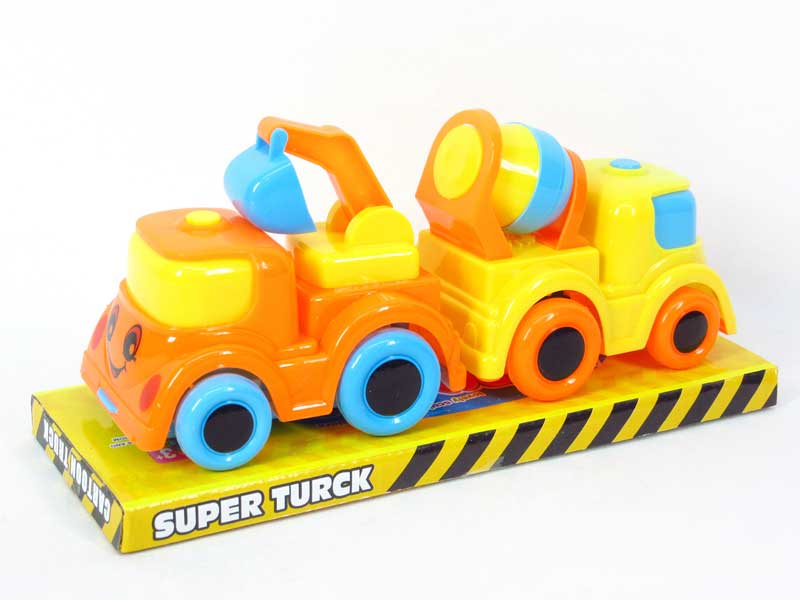 Pull Line Construction Truck(2in1) toys