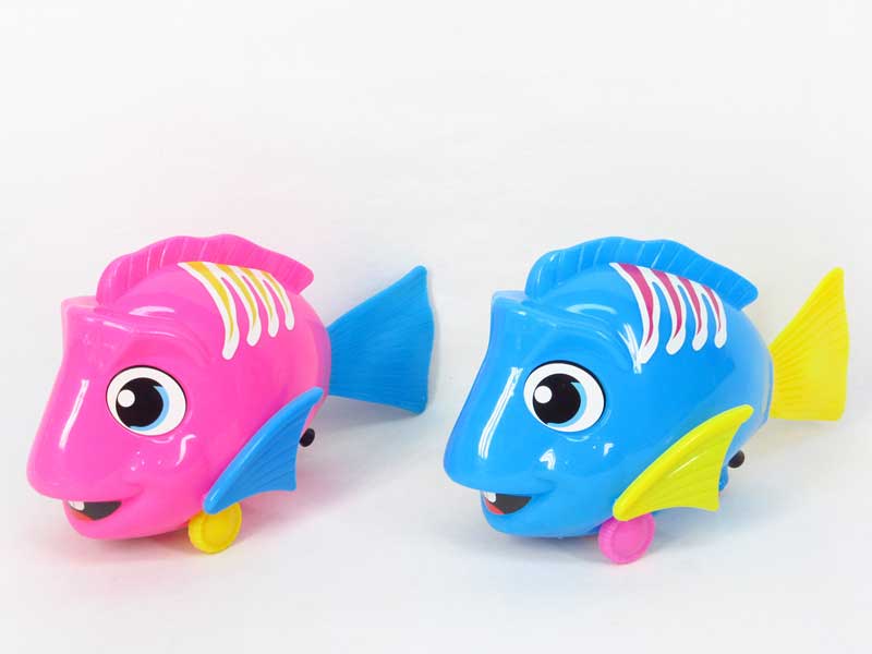 Pull Line Fish W/L(2C) toys