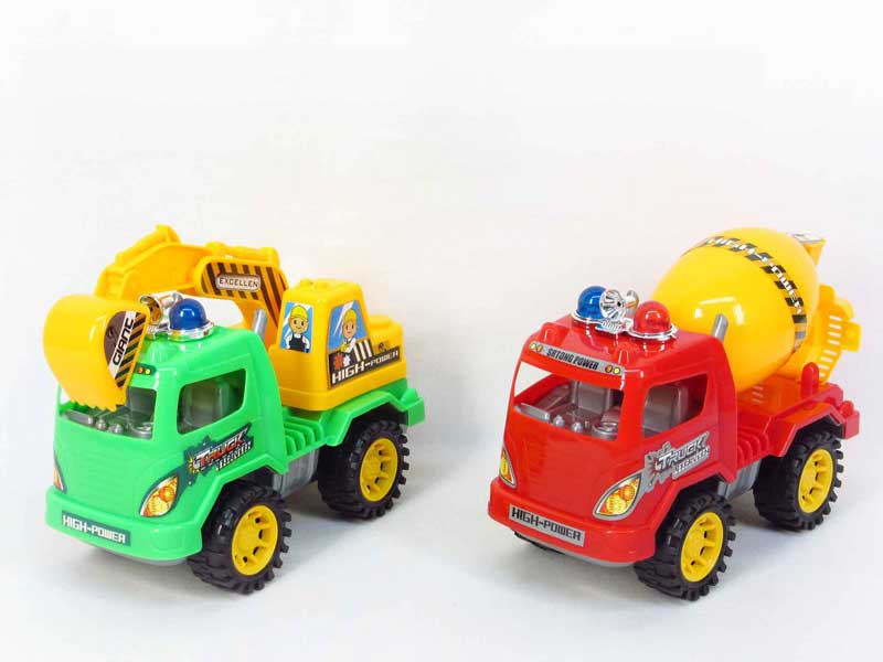 Pull Line Construction Truck(4S3C) toys
