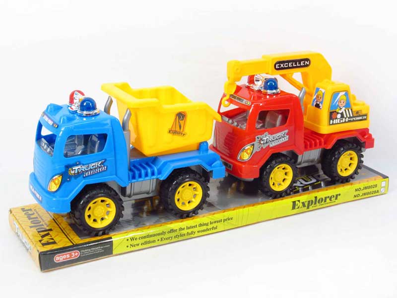 Pull Line Constrution Car(2in1) toys