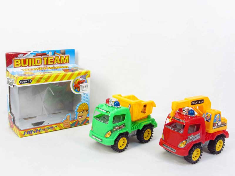 Pull Line Construction Truck(4S3C) toys