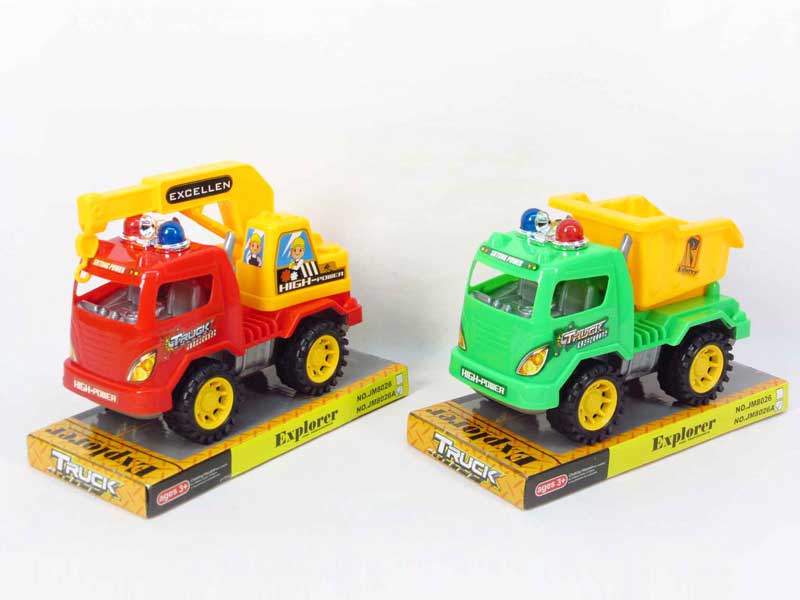 Pull Line Construction Truck(4S3C) toys