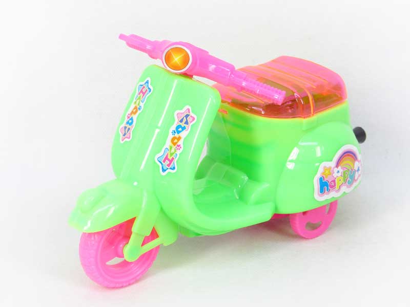 Pull Lline Motorcycle W//L(3C) toys