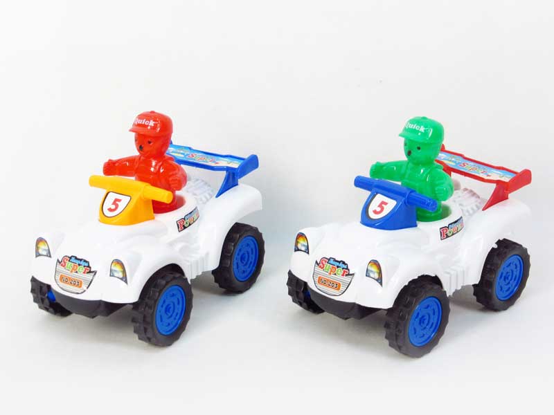 Pull Line Car W/Bell(2C) toys