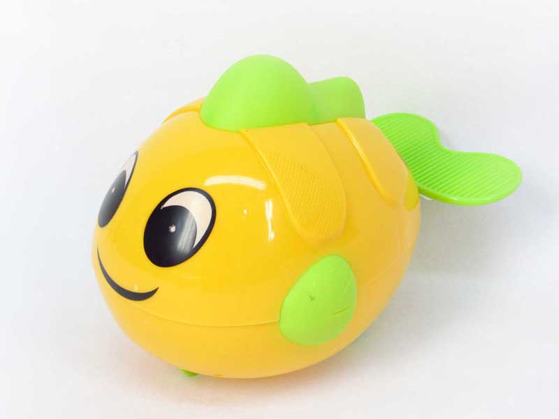 Pull Line Cartoon Fish W/L(2C) toys