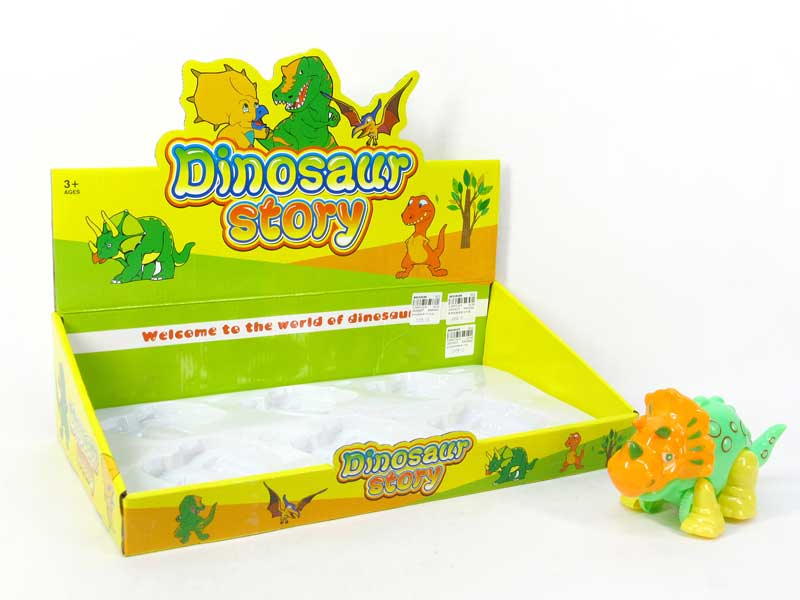Pull Line Dinosaur W/Bell(6in1) toys